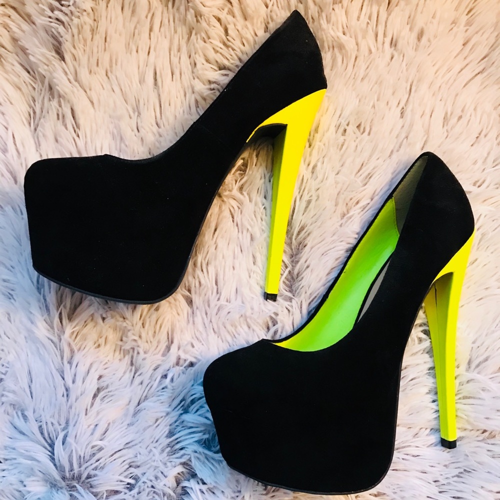 Black Heels with a Twist